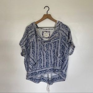 Billabong short sleeve hoodie